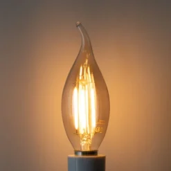 E14 Dimmbare LED-Glühbirne BXS35 Rauch 4W 300 lm 2200K