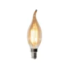 E14 Dimmbare LED-Glühbirne BXS35 Gold 4W 450 lm 2200K