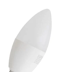 E14 Dimmbare LED-Glühbirne C37 Opal 4,9W 470lm 2700-6500K