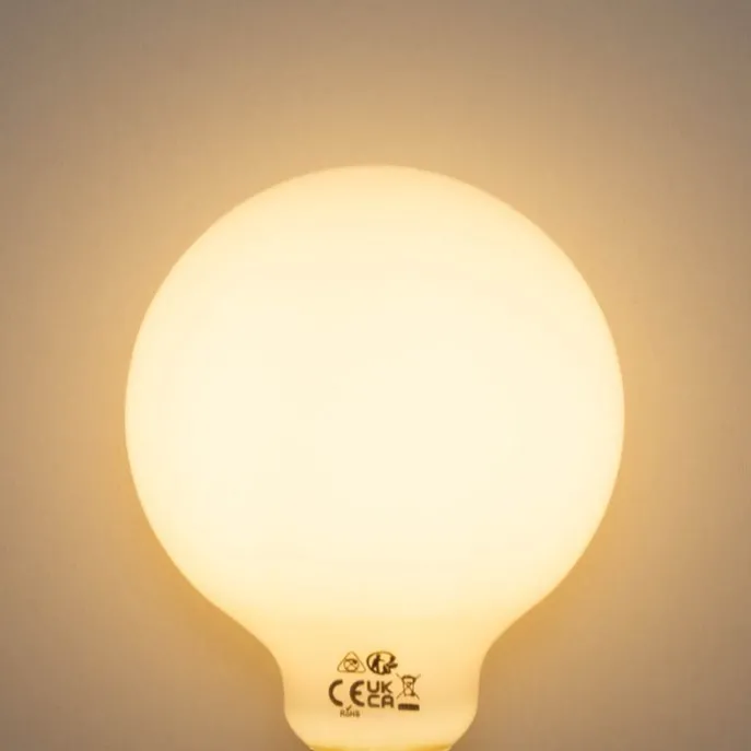 E27 dimmbare LED-Glühbirne Opal G95 5W 450lm 2700K