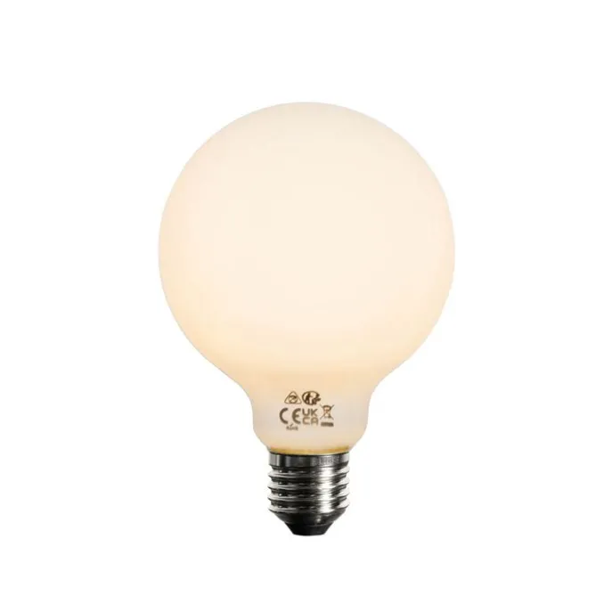 E27 Dimmbare LED-Glühbirne Opal G95 5W 450lm 2200K
