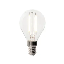 E14 Dimmbare LED-Glühbirne P45 Klarglas 3W 250 lm 3000K