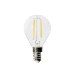 E14 Dimmbare LED-Glühbirne P45 Klarglas 3W 250 lm 3000K