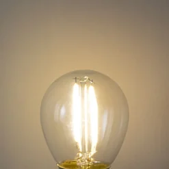 E27 Dimmbare LED-Glühbirne P45 Klarglas 3W 250 lm 3000K