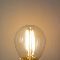 E27 Dimmbare LED-Glühbirne P45 Klarglas 3W 250 lm 2200K