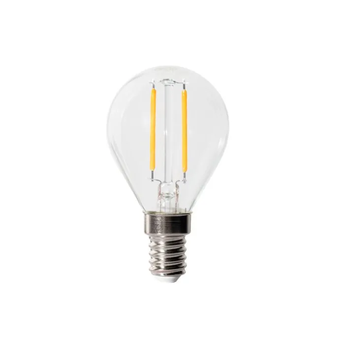 E14 Dimmbare LED-Glühbirne P45 Klarglas 3W 250 lm 2200K