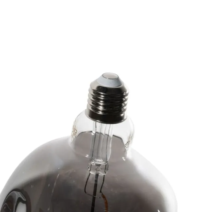 E27 Dimmbare LED-Glühbirne Spiralfilament G125 Spiegel Silber 4W 75 lm 1800K