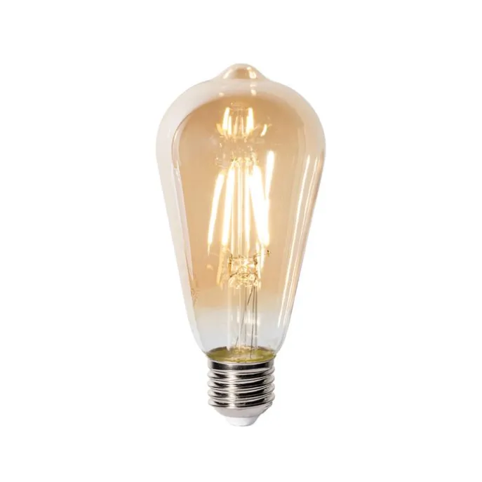 E27 Dimmbare LED-Glühbirne ST64 Gold 5W 450 lm 2700K