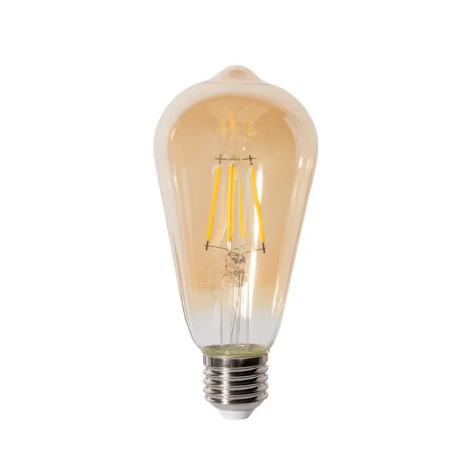 E27 Dimmbare LED-Glühbirne ST64 Gold 5W 450 lm 2700K