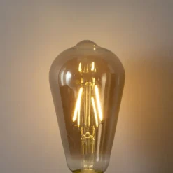 E27 Dimmbare LED-Glühbirne ST64 Rauchglas 2W 200 lm 2700K