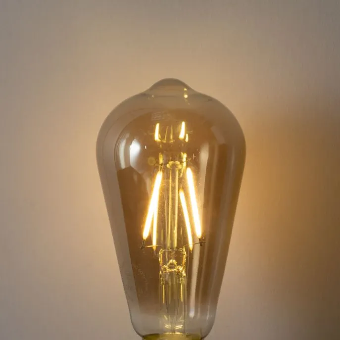 E27 Dimmbare LED-Glühbirne ST64 Rauchglas 2W 200 lm 2700K