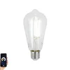 E27 Dimmbare LED-Glühbirne ST64 Klar 7W 806lm 2700-6500K