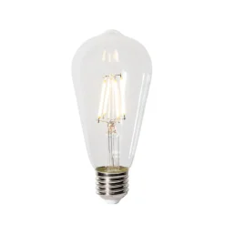 E27 Dimmbare LED-Glühbirne ST64 Klar 5W 600 lm 2700K