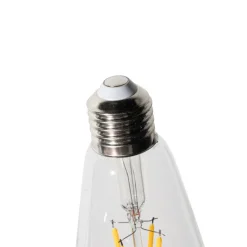 E27 Dimmbare LED-Glühbirne ST64 Klar 5W 600 lm 2700K