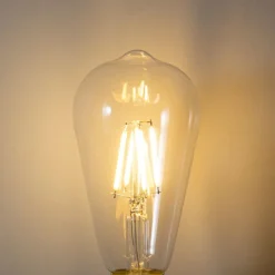 E27 Dimmbare LED-Glühbirne ST64 Klar 5W 600 lm 2700K