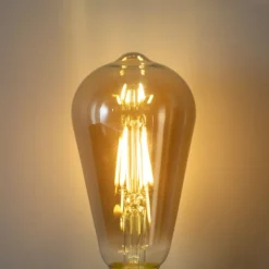 E27 Dimmbare LED-Glühbirne ST64 Rauchglas 5W 450 lm 2700K