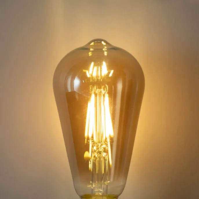 E27 Dimmbare LED-Glühbirne ST64 Rauchglas 5W 450 lm 2700K