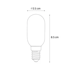E14 Dimmbare LED-Glühbirne T26 Kühlschrank 2W 200 lm 2700K