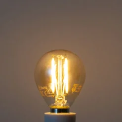 E14 Dimmbare LED-Glühbirnen G45 Gold 4W 330 lm 2100K