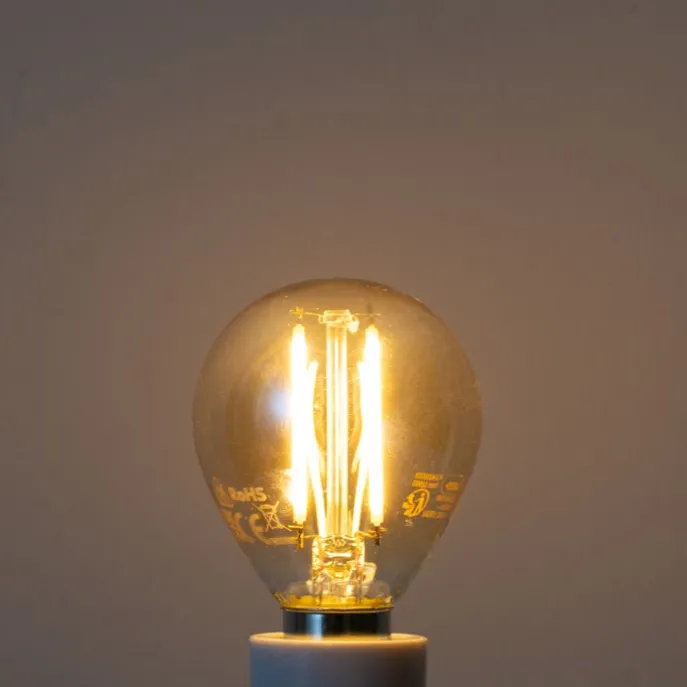 E14 Dimmbare LED-Glühbirnen G45 Gold 4W 330 lm 2100K