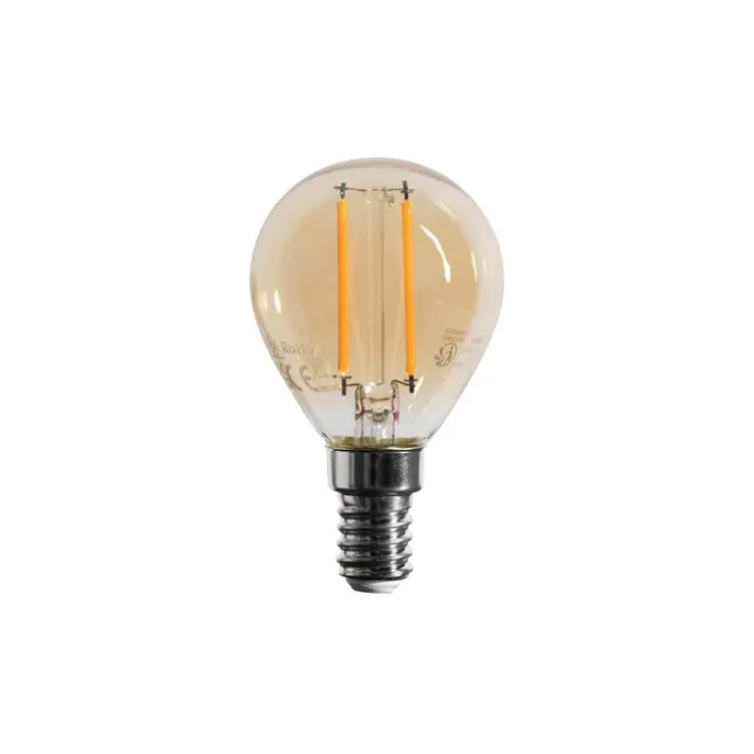 E14 Dimmbare LED-Glühbirnen G45 Gold 4W 330 lm 2100K