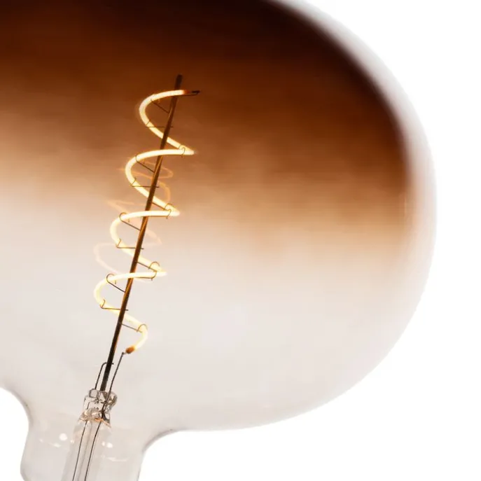 E27 Dimmbare LED-Glühbirnen G220 Braun 4,9W 130 lm 1800K