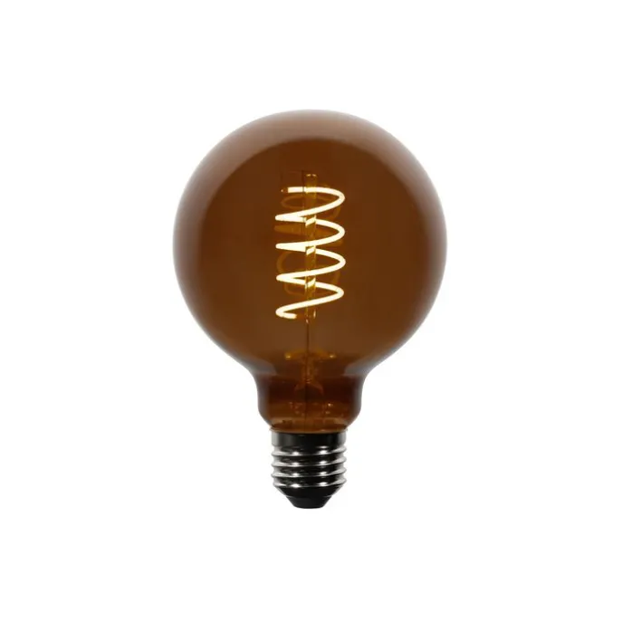 E27 Dimmbare LED-Glühbirnen G95 Braun 4W 120 lm 1800K