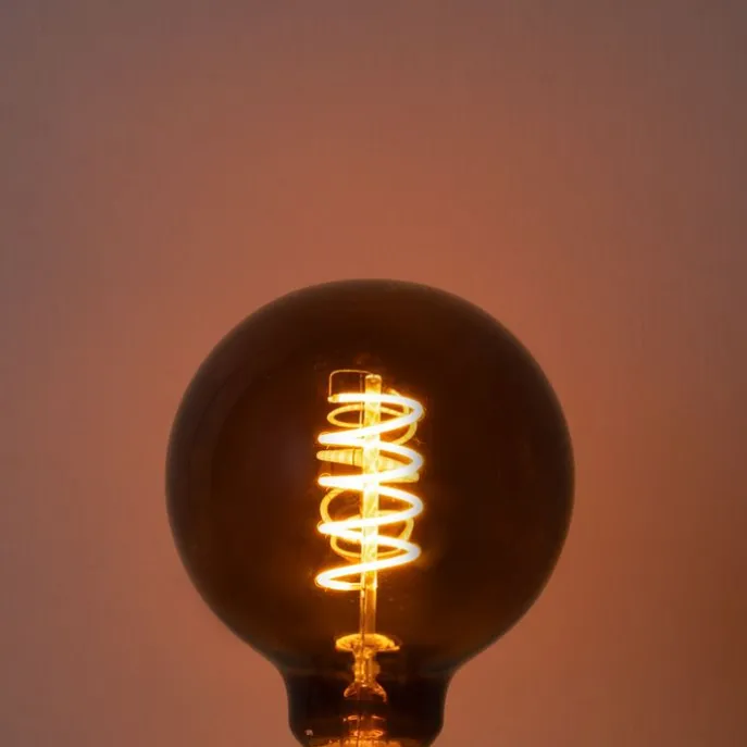 E27 Dimmbare LED-Glühbirnen G95 Braun 4W 120 lm 1800K