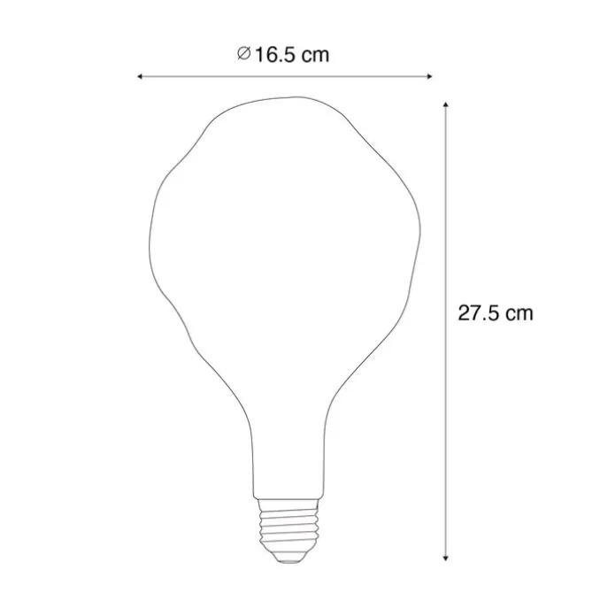 E27 Dimmbare LED-Glühbirnen PS160 Braun 4W 120 lm 1800K