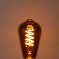 E27 Dimmbare LED-Glühbirnen ST64 Braun 4W 100 lm 1800K