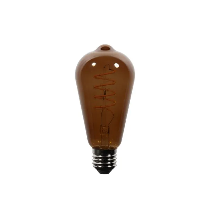 E27 Dimmbare LED-Glühbirnen ST64 Braun 4W 100 lm 1800K