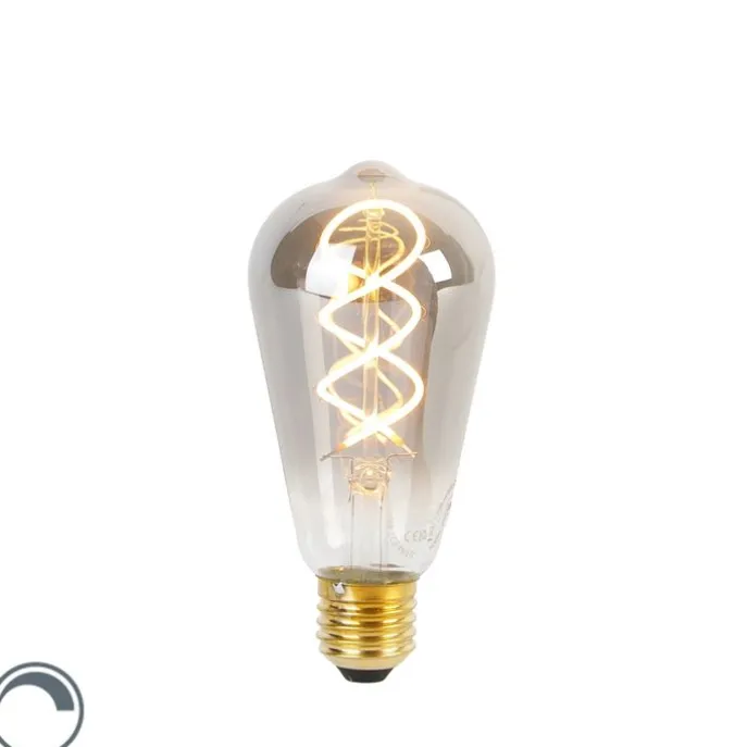 E27 dimmbare LED-Glühlampe ST64 Rauch 120 lm 1800K