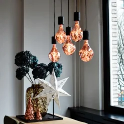 E27 dimmbare LED-Lampe A165 rosa 6W 80 lm 1800K