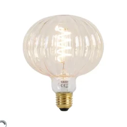 E27 dimmbare LED-Lampe G125 Bernstein 4W 200 lm 2000K