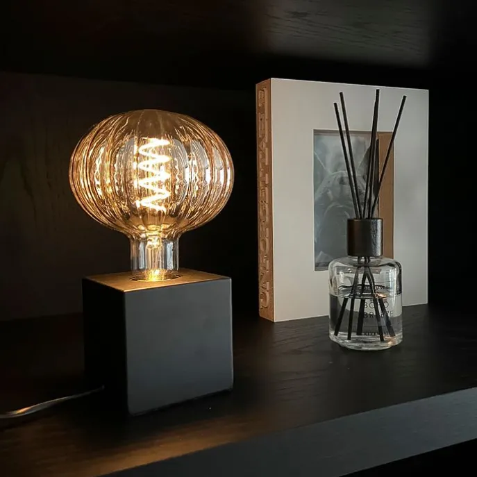 E27 dimmbare LED-Lampe G125 Bernstein 4W 200 lm 2000K