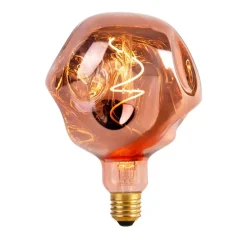 E27 dimmbare LED-Lampe G125 rosa 4W 70 lm 1800K