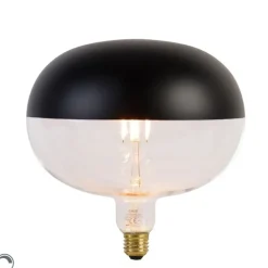 E27 dimmbare LED-Lampe Kopfspiegel schwarz 6W 360 lm 1800K