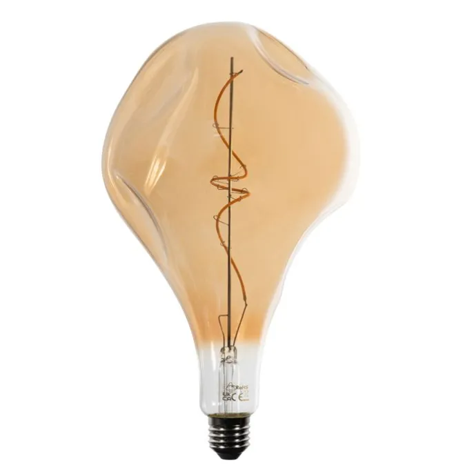 E27 Dimmbare LED-Lampe Spiralfilament PS160 Amber 6W 340 lm 1800K