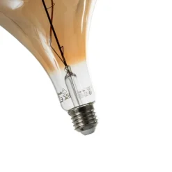 E27 Dimmbare LED-Lampe Spiralfilament PS160 Spiegelgold 6W 100 lm 1800K