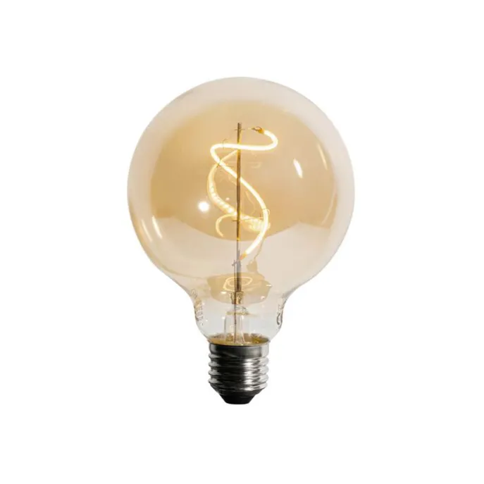 E27 dimmbare LED-Spirale Filament G95 4W 270lm 2700K