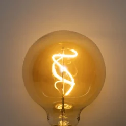 E27 dimmbare LED-Spirale Filament G95 4W 270lm 2700K