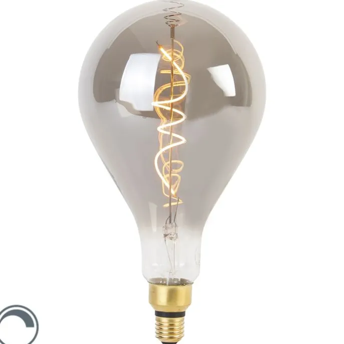 E27 dimmbare LED-Spiralfadenlampe A165 Rauch 4W 120 lm 1800K