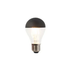 E27 dimmbarer LED-Glühlampenkopfspiegel A60 schwarz 350lm 2700K