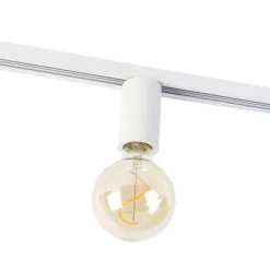 E27 Fassung mit Schienenaufhängung für 1-Phasenschiene weiß - Iconic Jeana