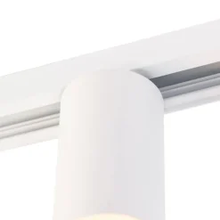 E27 Fassung mit Schienenaufhängung für 1-Phasenschiene weiß - Iconic Jeana