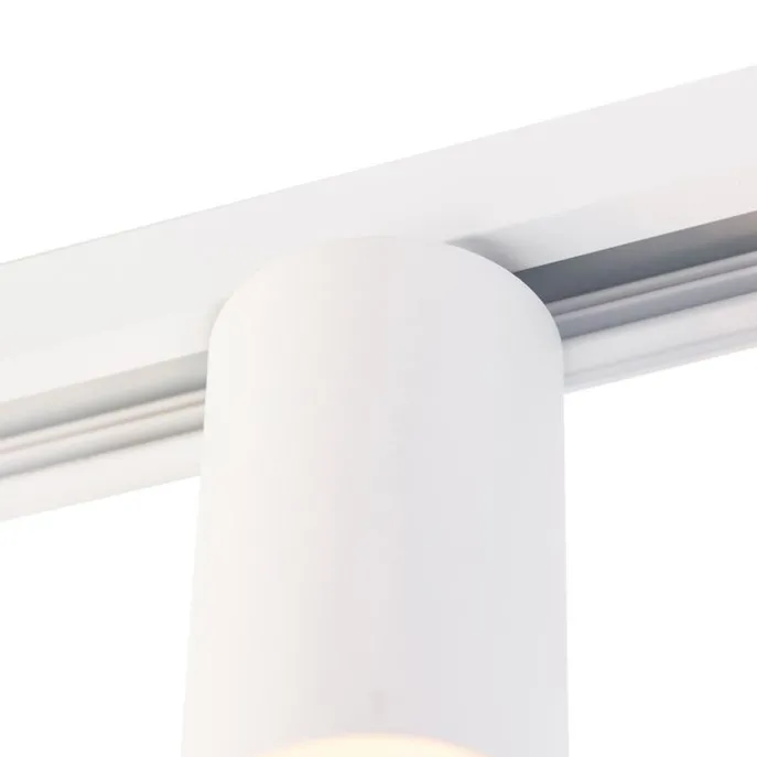 E27 Fassung mit Schienenaufhängung für 1-Phasenschiene weiß - Iconic Jeana