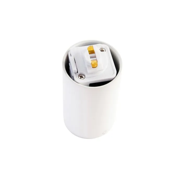 E27 Fassung mit Schienenaufhängung für 1-Phasenschiene weiß - Iconic Jeana