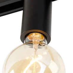 E27 Fassung mit Schienenaufhängung für 1-Phasenschiene Schwarz - Iconic Jeana