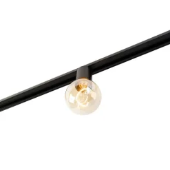 E27 Fassung mit Schienenaufhängung für 1-Phasenschiene Schwarz - Iconic Jeana