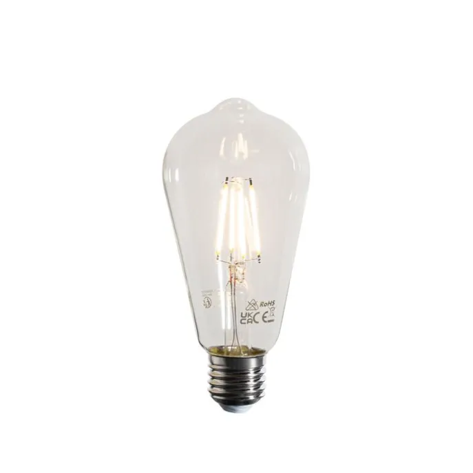 E27 LED Filament Glühbirnen ST64 Klar 4W 470 lm 2700K